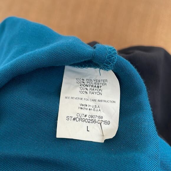 Lush Color Block Mini Dress Size L - Picture 8 of 9